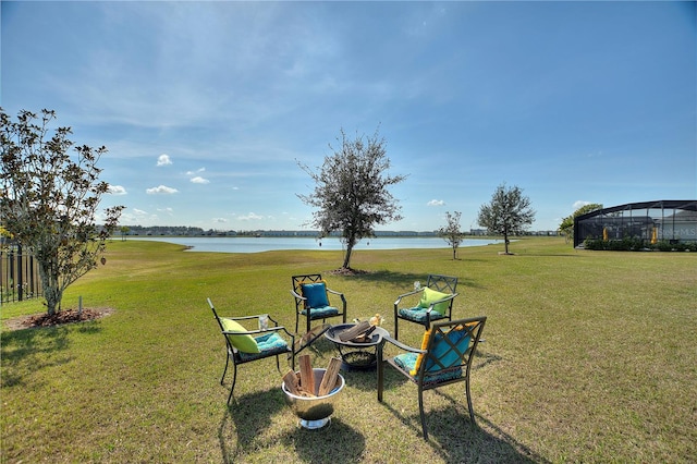 4608 Egg Harbor Dr, Kissimmee, FL 34746 - view of yard with a water view