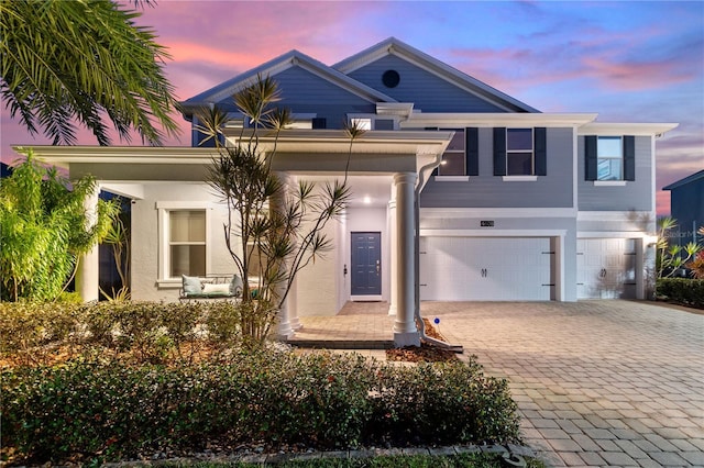 4608 Egg Harbor Dr, Kissimmee, FL 34746 - view of front of property with a garage