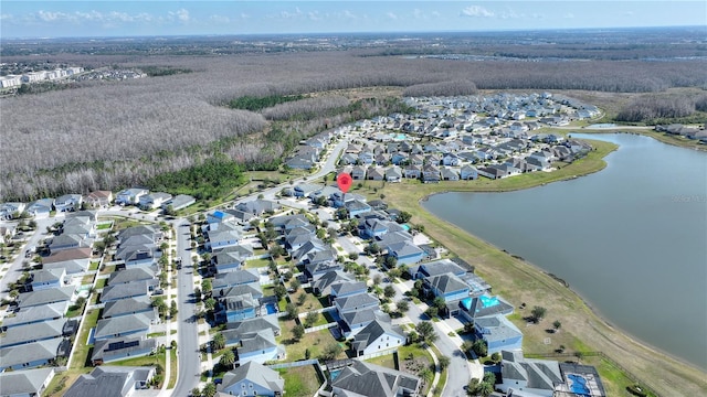 4608 Egg Harbor Dr, Kissimmee, FL 34746 - aerial view with a water view