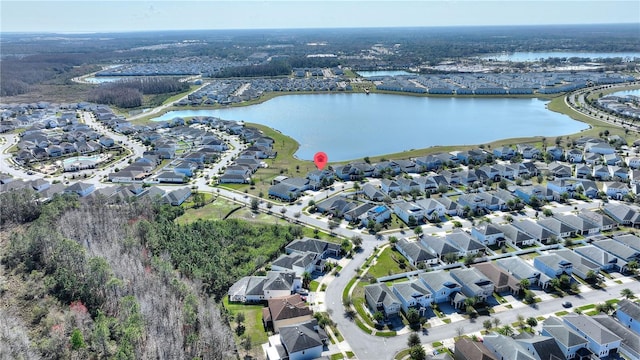 4608 Egg Harbor Dr, Kissimmee, FL 34746 - drone / aerial view with a water view