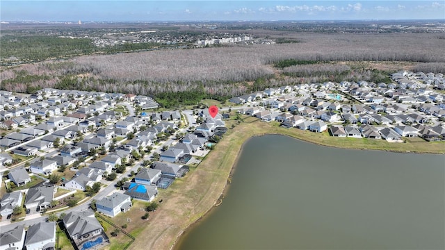 4608 Egg Harbor Dr, Kissimmee, FL 34746 - drone / aerial view with a water view