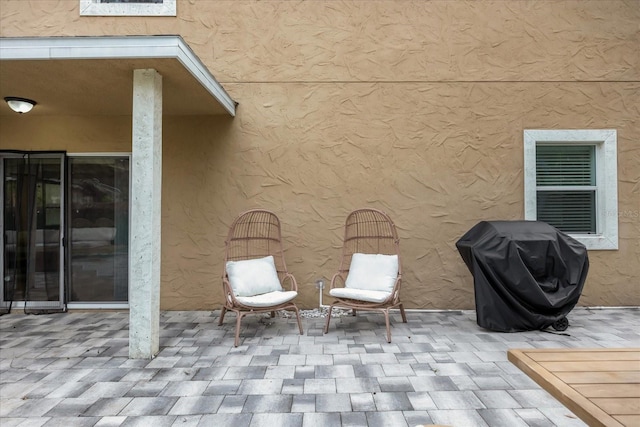 view of patio / terrace featuring area for grilling