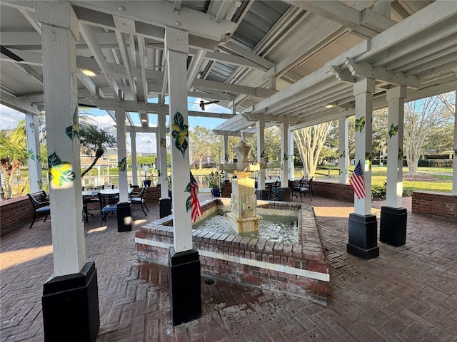 view of patio