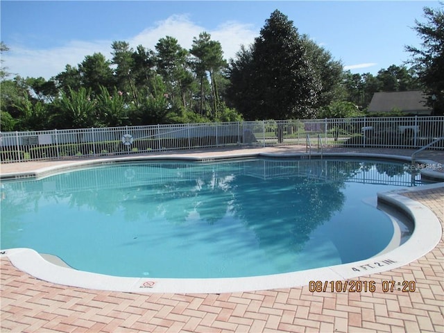 view of pool