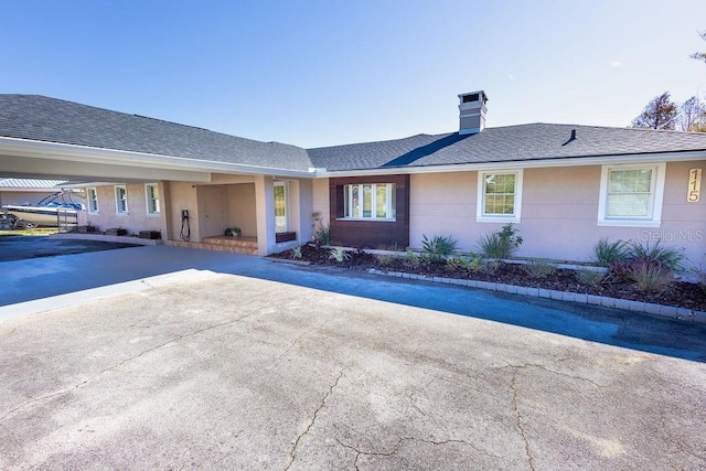 view of ranch-style home