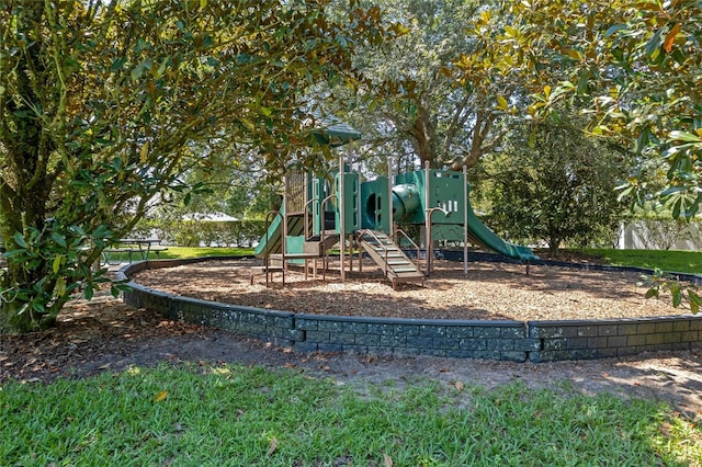 view of play area