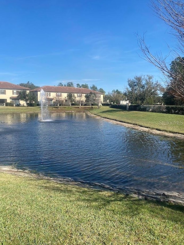 view of water feature