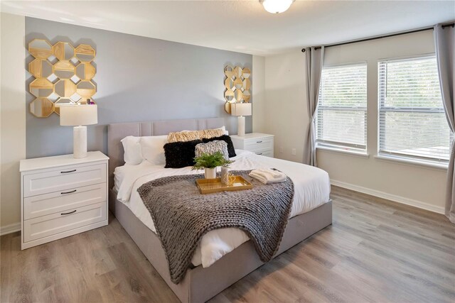 8896 Bengal Ct, Kissimmee, FL 34747 - bedroom featuring light hardwood / wood-style flooring