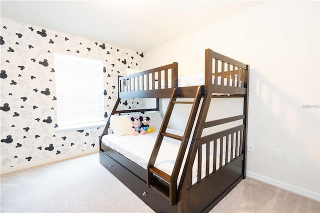 bedroom featuring carpet floors