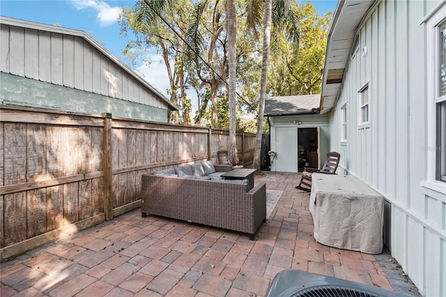 view of patio / terrace with outdoor lounge area