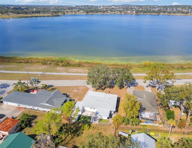 814 S Lakeshore Blvd, Lake Wales, FL 33853 - birds eye view of property with a water view