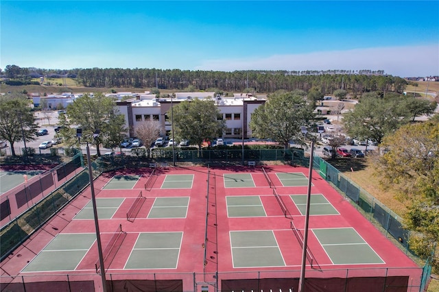 view of sport court