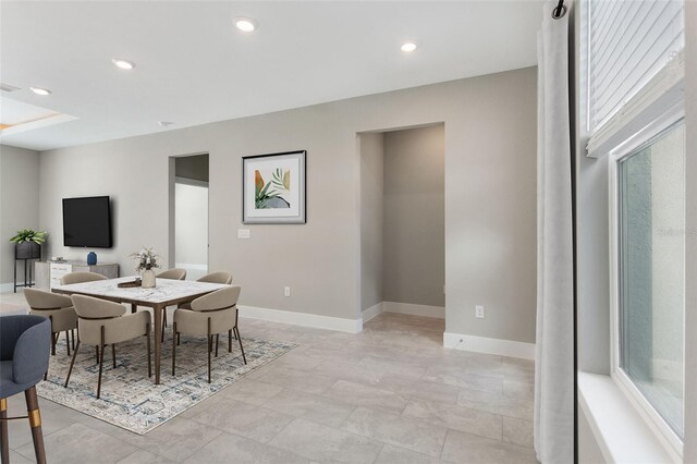 view of dining room