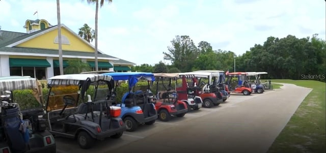 view of car parking