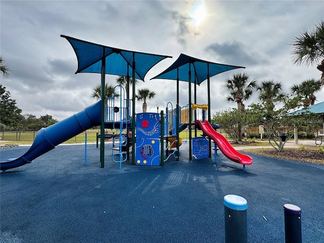 view of play area