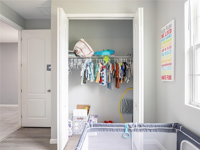 view of closet