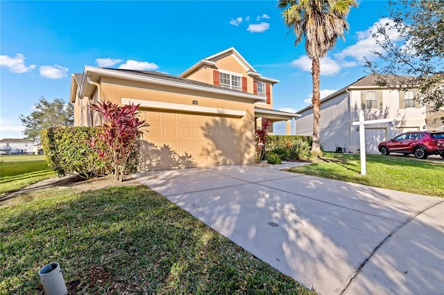 view of front of house with a front yard