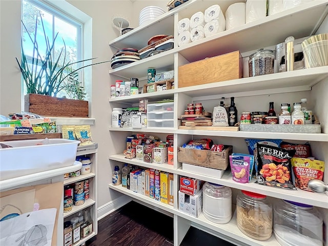 view of pantry