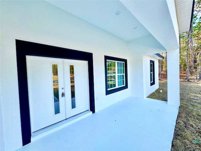 view of patio / terrace with french doors