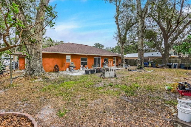 view of rear view of property