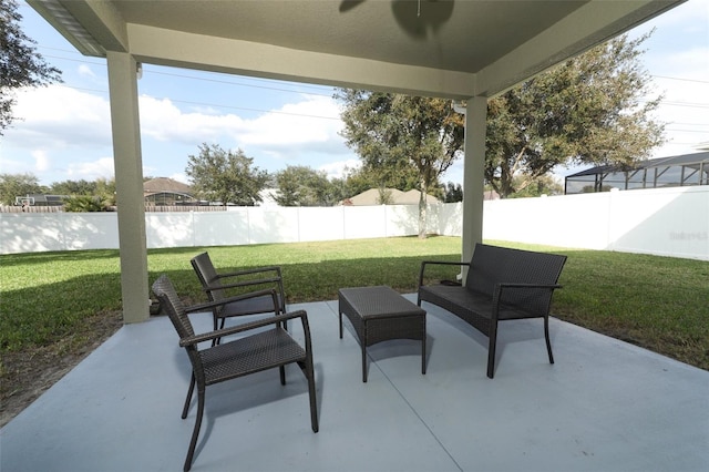 view of patio