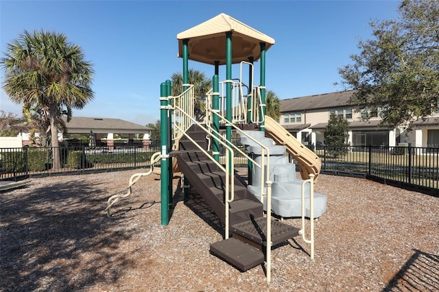 view of jungle gym