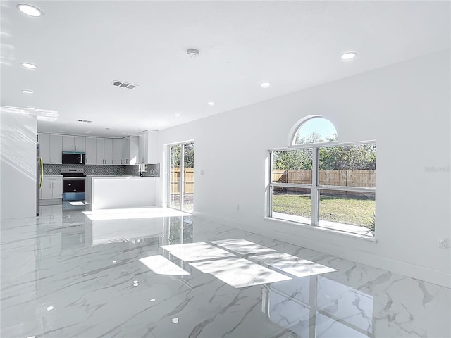 view of unfurnished living room