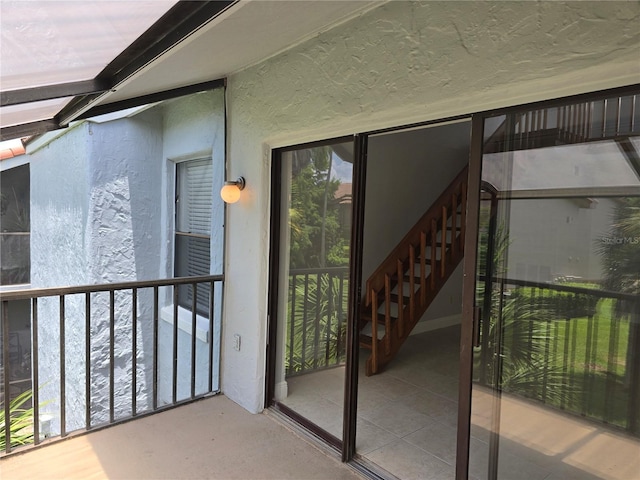 4826 Marks Ter Unit 389, Orlando, FL 32811 - balcony with stairs
