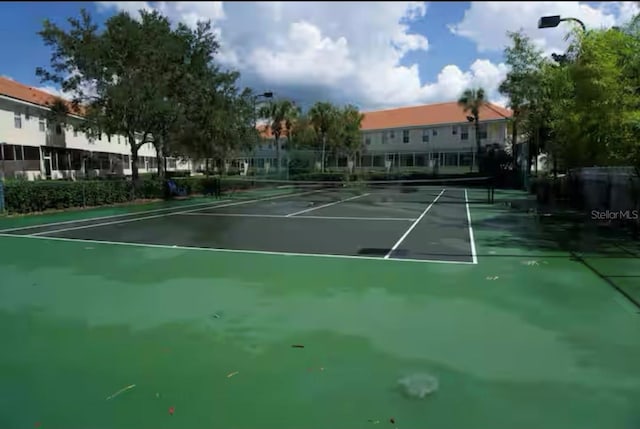 view of sport court