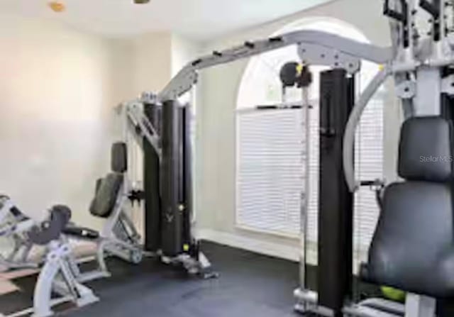 view of workout room