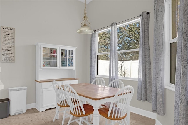 view of dining room