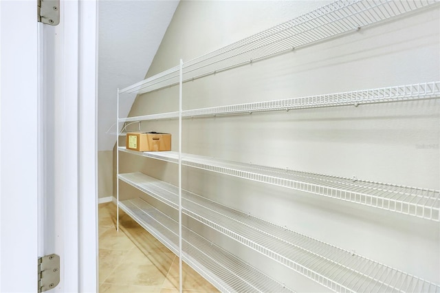 view of pantry