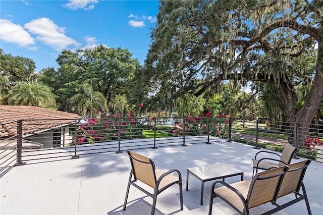 view of patio