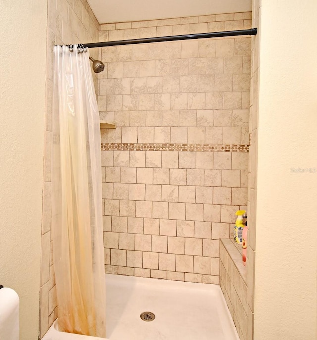 bathroom with walk in shower