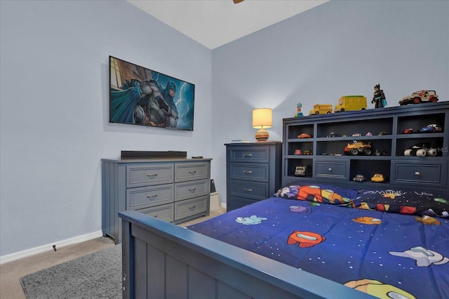 bedroom with carpet flooring