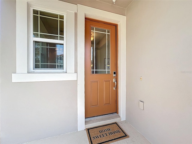 view of property entrance