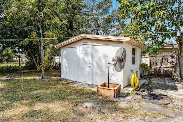 view of outdoor structure