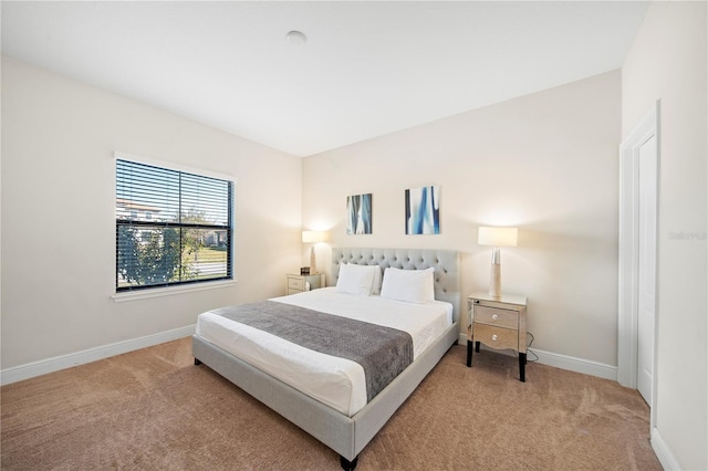 bedroom featuring carpet floors