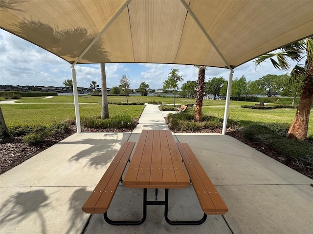 view of patio