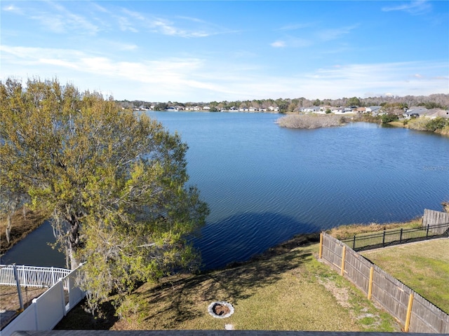 property view of water