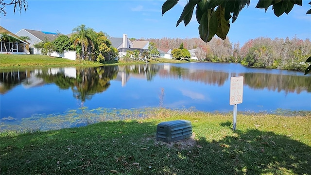 property view of water