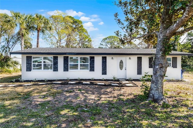 view of ranch-style home