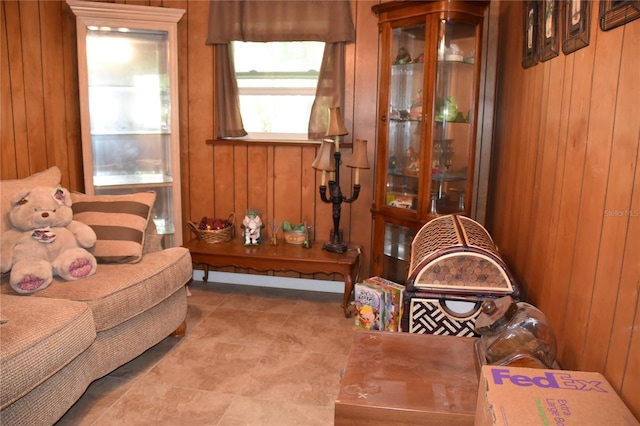 423 Longfellow Blvd, Lakeland, FL 33801 - living area featuring wood walls