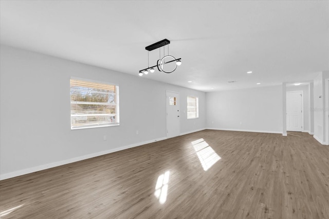 interior space featuring hardwood / wood-style floors