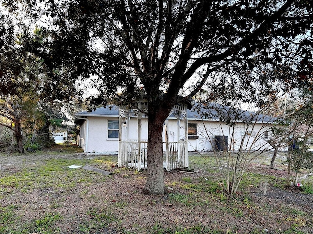 view of rear view of property