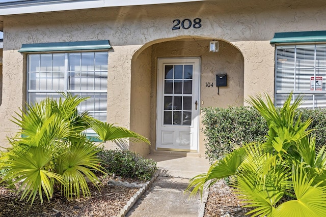 view of entrance to property