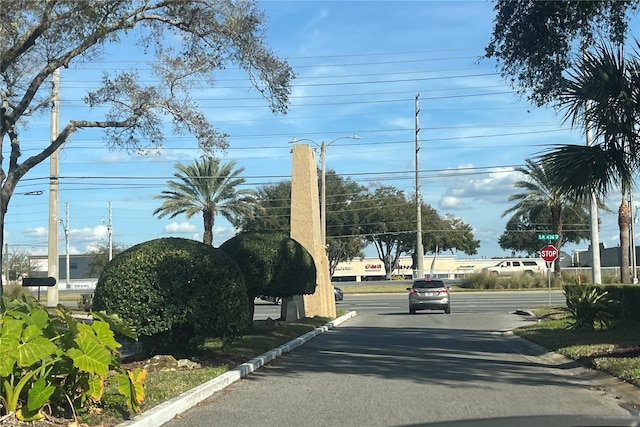 view of road