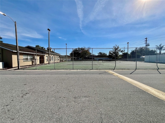 view of sport court