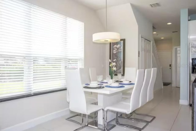 view of dining area