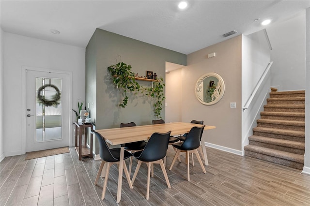 view of dining room